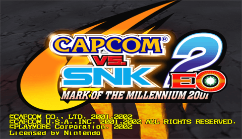 Capcom vs SNK 2 EO screenshot 3 for Gamecube